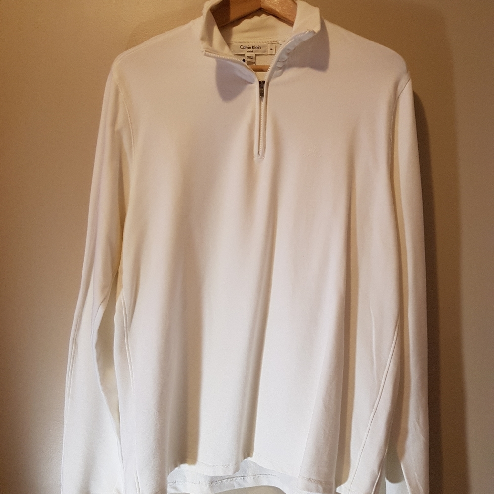 NWT Calvin Klein 1/4 zipper sweater Size:M